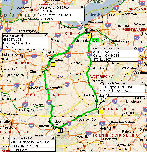 Click here for Canton Route Map