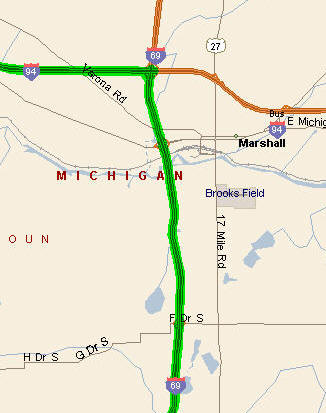 Map of Marshall Turn